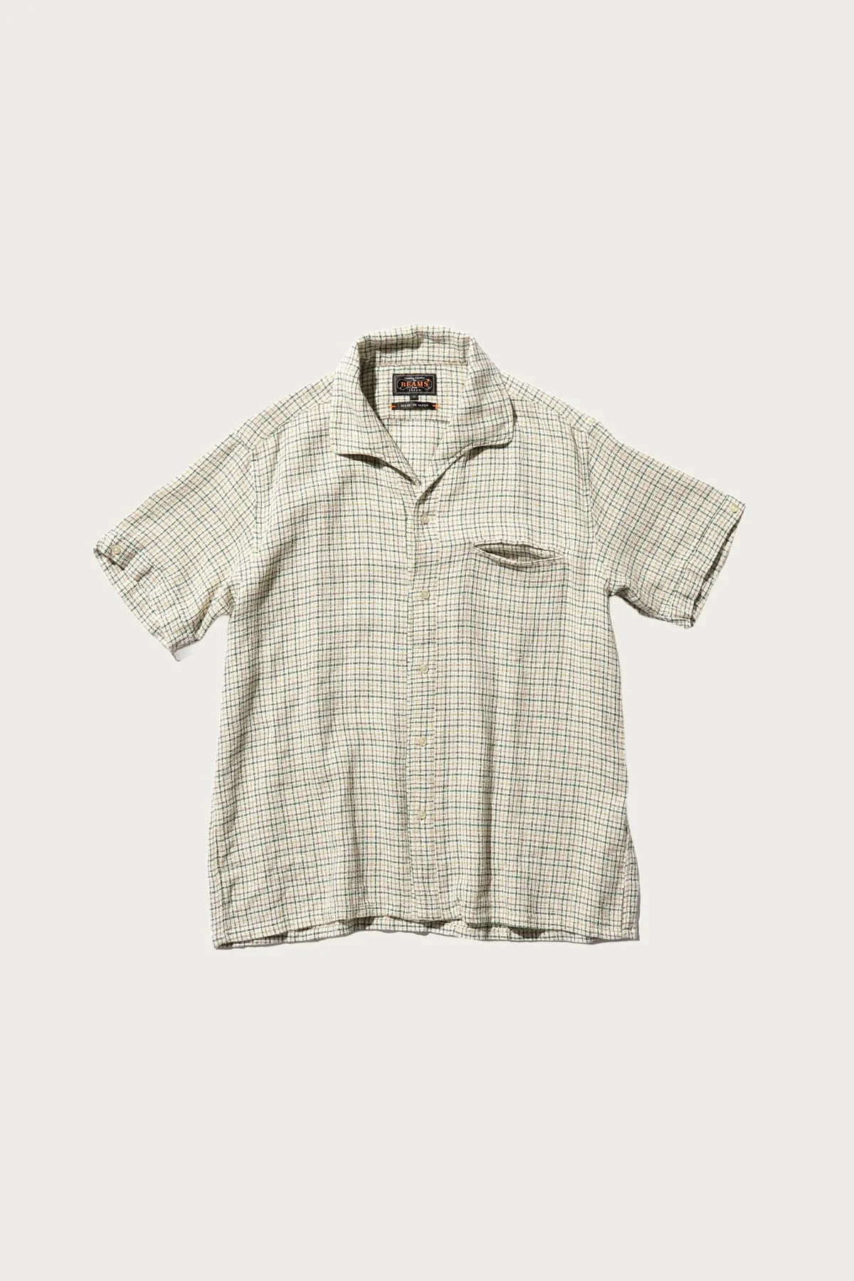 Italian Collar Gunclub Mesh - White sold by Canoe Club