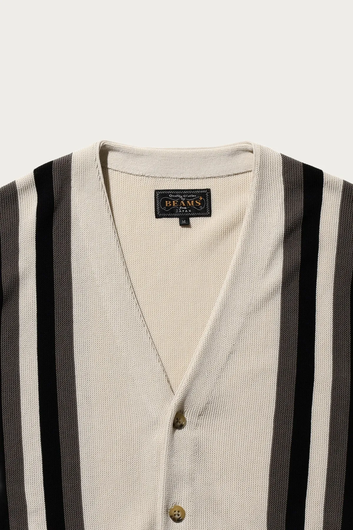 Cardigan Stripe - Beige sold by Canoe Club product image thumbnail 3