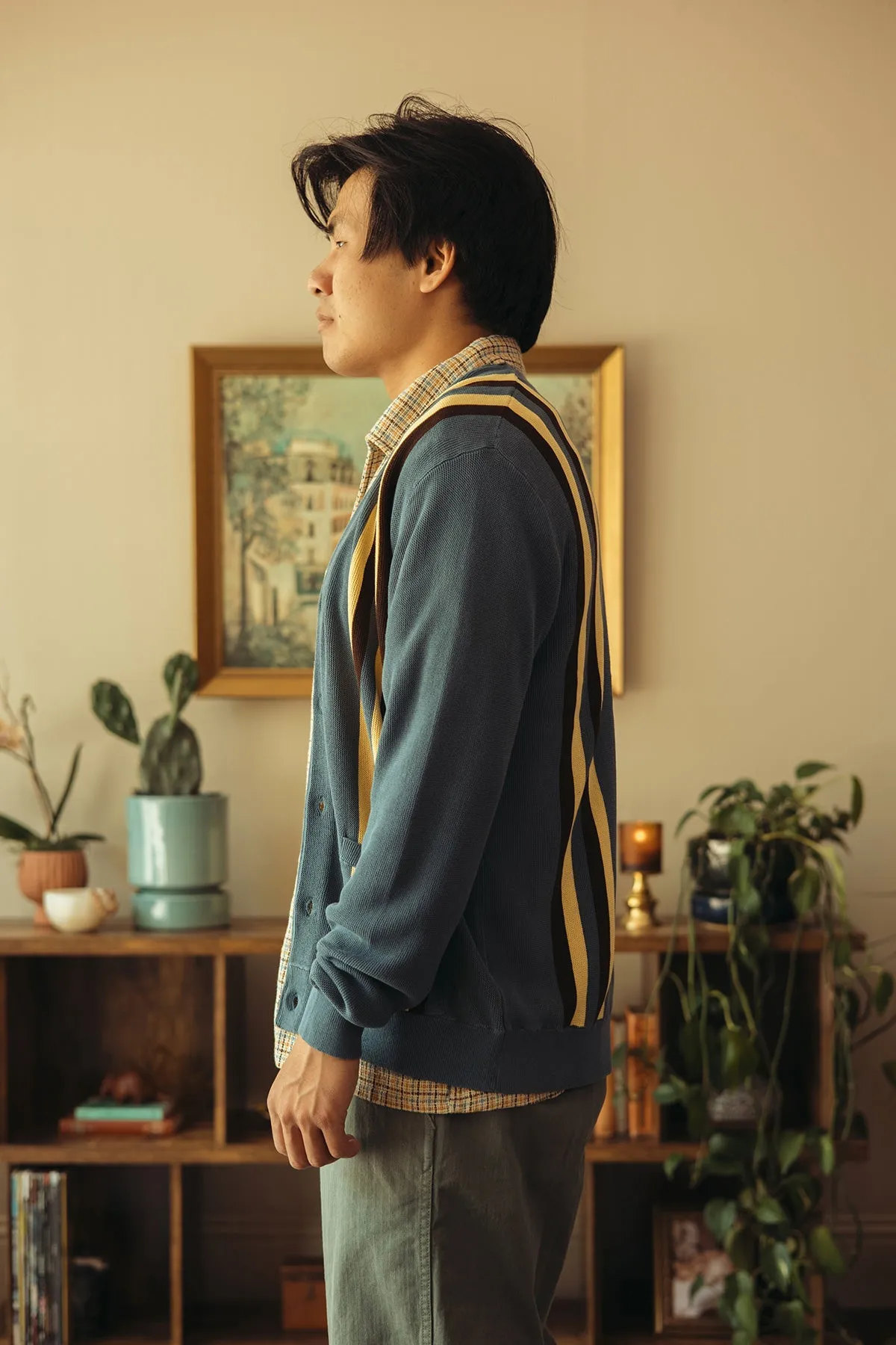 Cardigan Stripe - Blue sold by Canoe Club product image thumbnail 3
