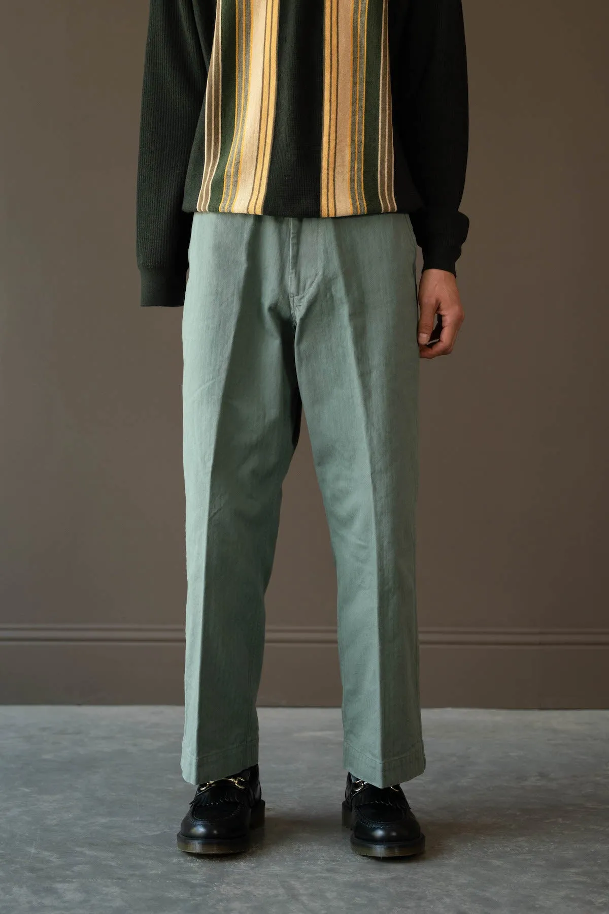 MIL Trousers Herringbone - Sage sold by Canoe Club product image thumbnail 4