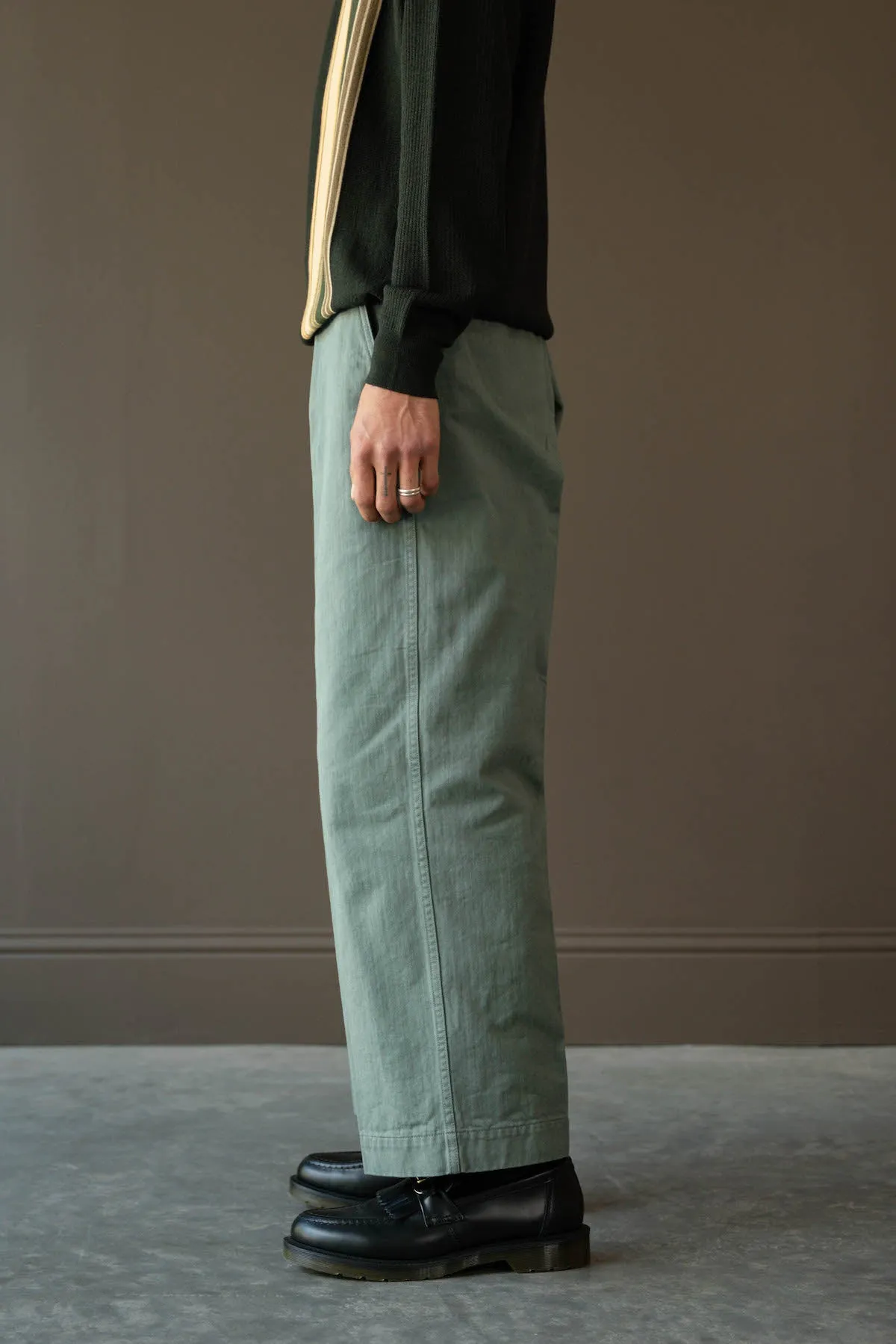 MIL Trousers Herringbone - Sage sold by Canoe Club product image thumbnail 5