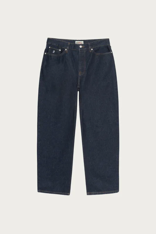 Big Ol Jean Denim - Rinsed Indigo made by Stussy