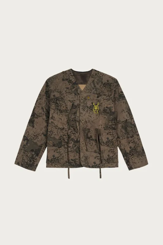 South2 West8 x Braindead Tenkara Cardigan - Grey sold by Canoe Club