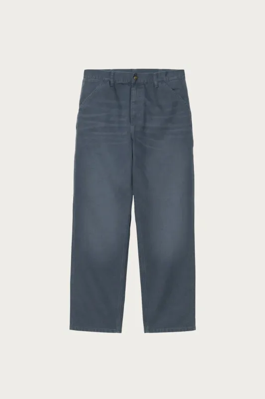 Single Knee Pant - Dusky Blue Stone Canvas made by Carhartt