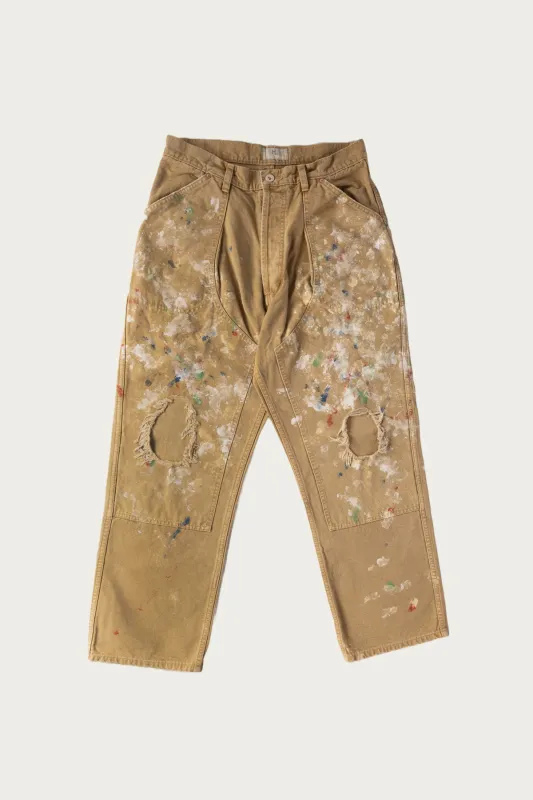 Splash Painter Pants - Brown Duck made by Herill