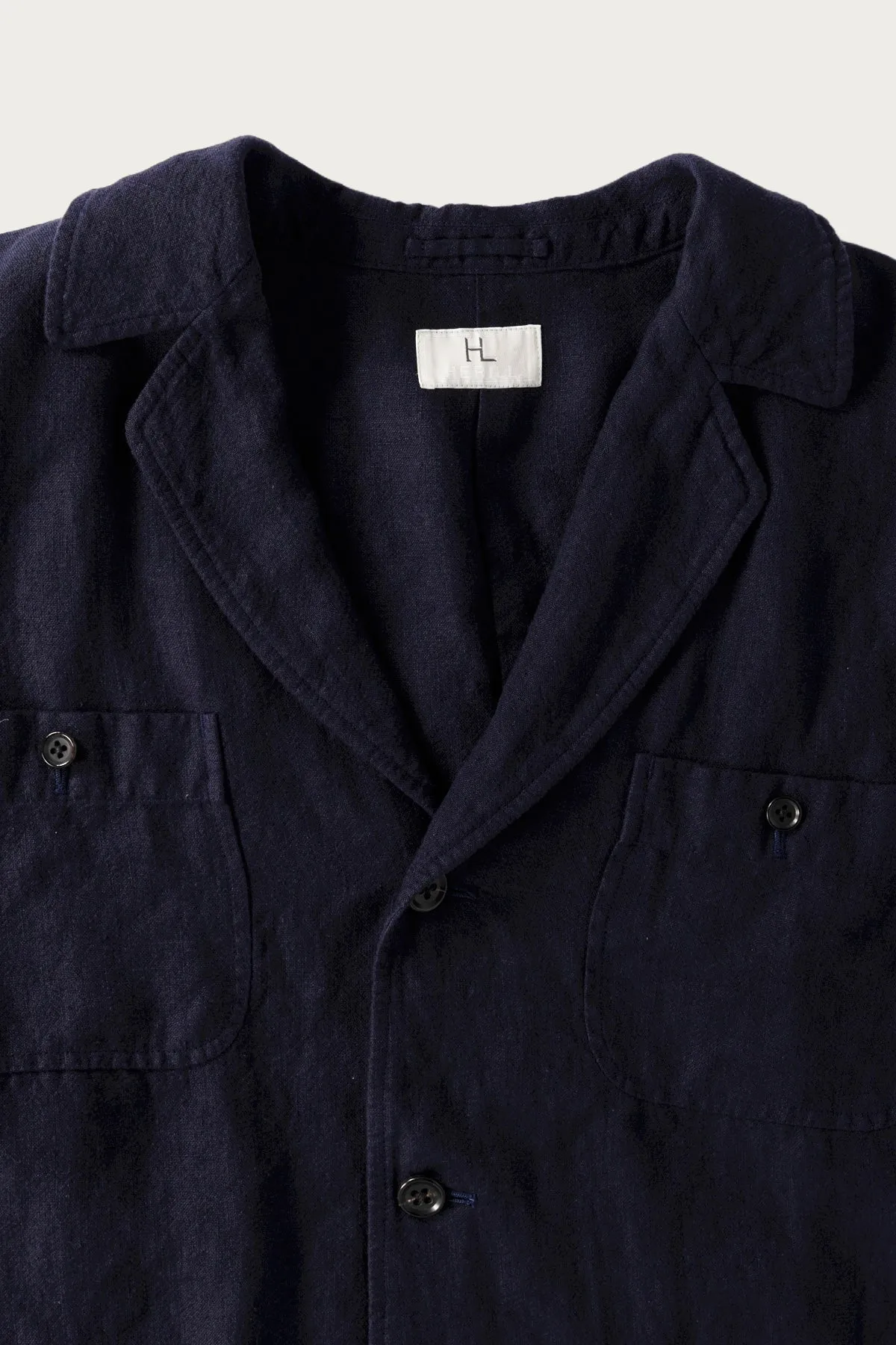 Hemp Jacket - Navy sold by Canoe Club product image thumbnail 2