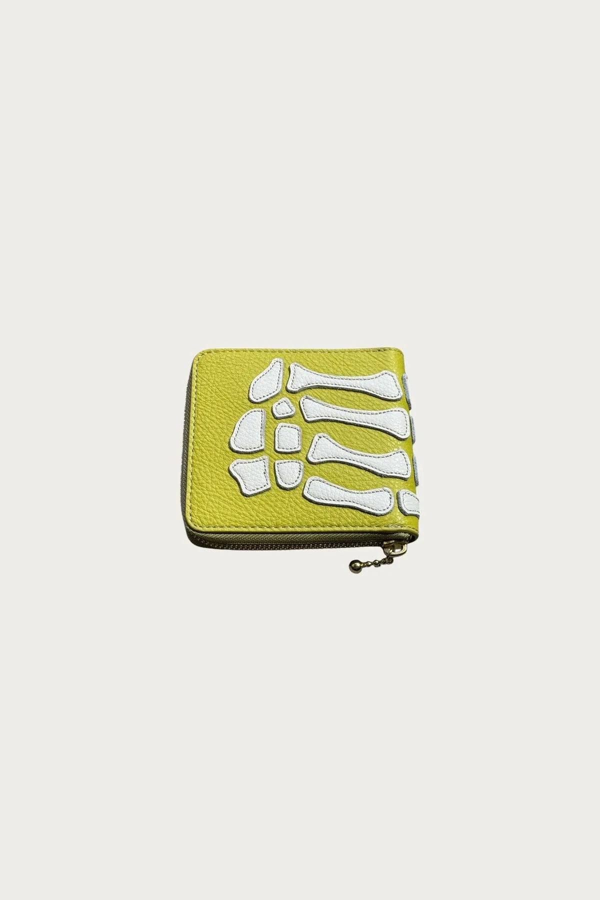 THUMB-UP BONE BAND ZIP Wallet - Lime sold by Canoe Club