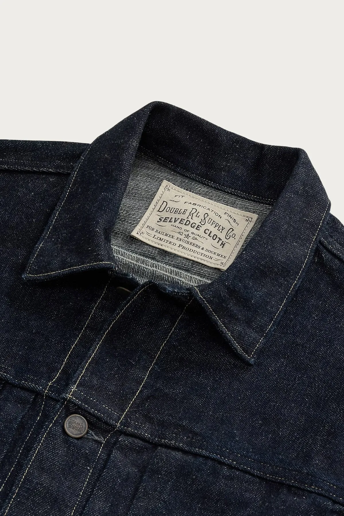 Limited-Edition Embroidered Denim Jacket - Rinse sold by Canoe Club product image thumbnail 3
