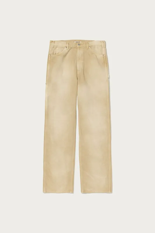 Organic Cotton Duck Pants - Light Beige made by Auralee