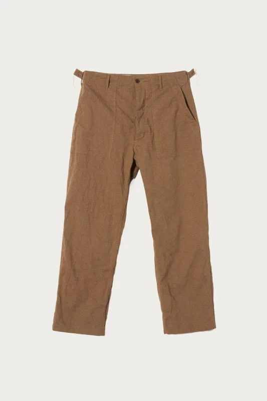 Workaday Fatigue Pant - Brown CP Homespun made by Canoe Club