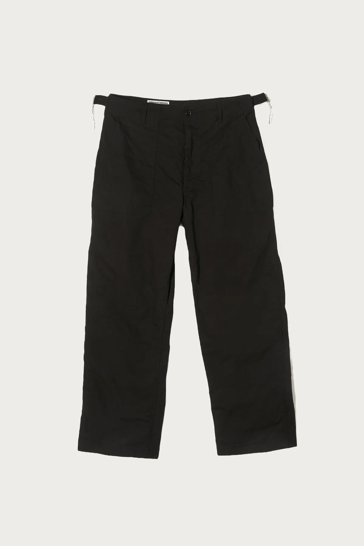 Workaday Fatigue Pant - Black Cotton Ripstop sold by Canoe Club