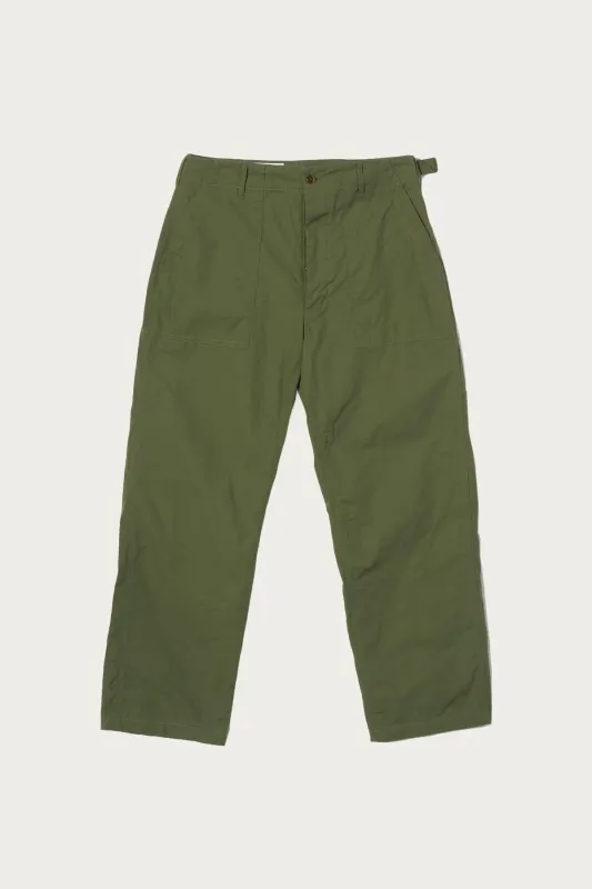 Engineered Garments Aircrew Pant Cotton Ripstop - Olive | Parallel