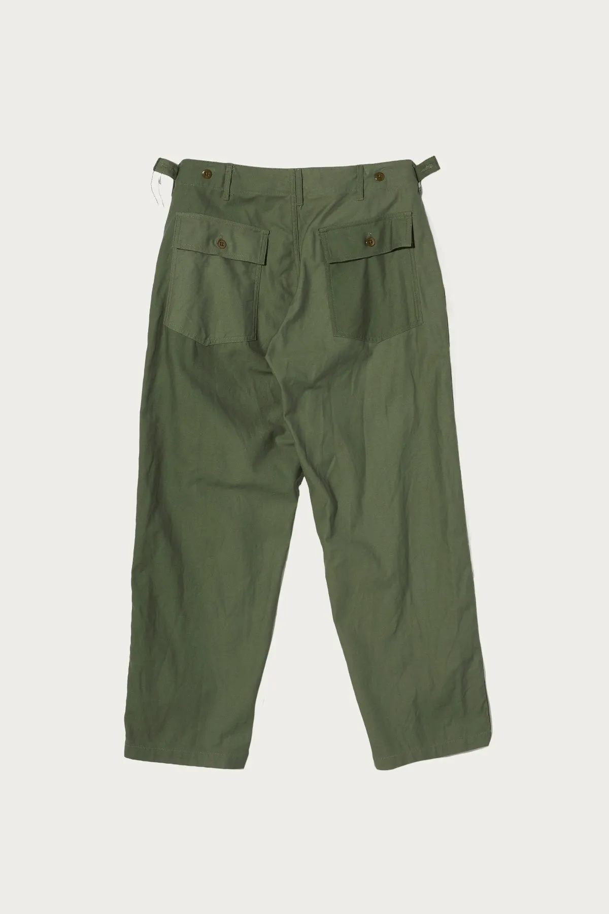 Workaday Fatigue - Olive Cotton Reversed Sateen sold by Canoe Club product image thumbnail 2