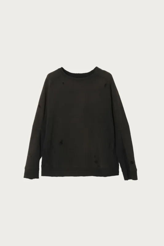 Darts French Terry Sweat Shirt - Black made by Needles