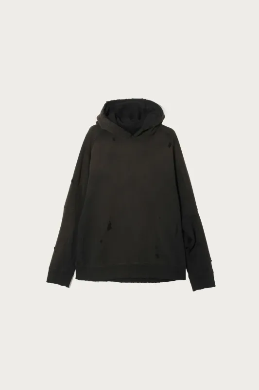 Darts Sweats French Terry Hoodie - Black made by Needles