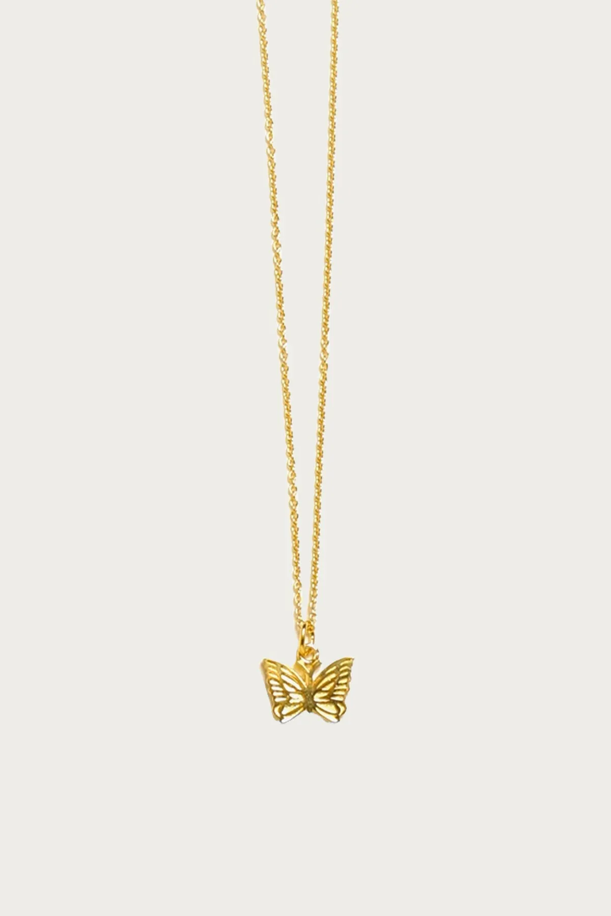Gold Plate Pendant - Papillon sold by Canoe Club product image thumbnail 2
