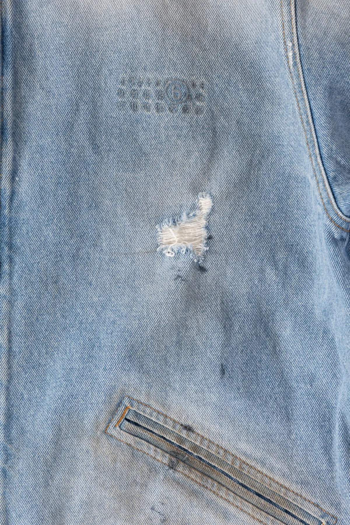 Denim Zip Jacket - Worn sold by Canoe Club product image thumbnail 3