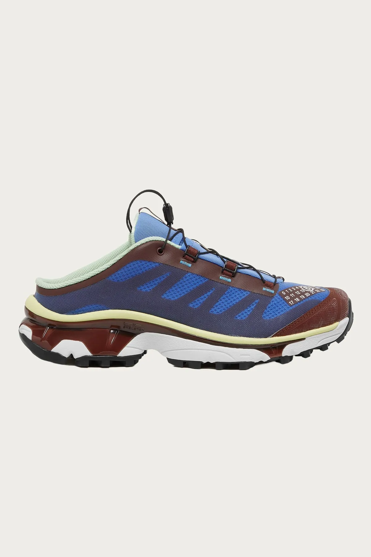 XT4 Mule 2 x MM6 Maison Margiela - Ultramarine Blue/Rum Raisin/Yellow Iris sold by Canoe Club