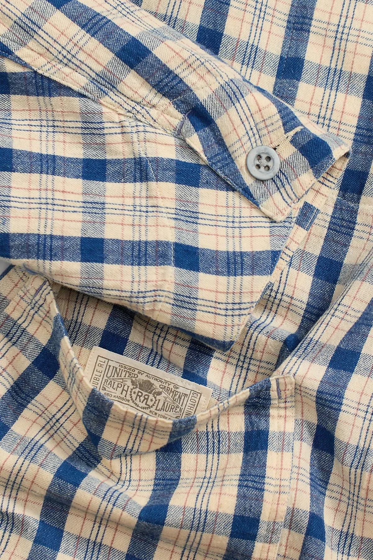 Indigo Plaid Twill Engineer Jacket - Indigo Plaid Multi sold by Canoe Club product image thumbnail 3