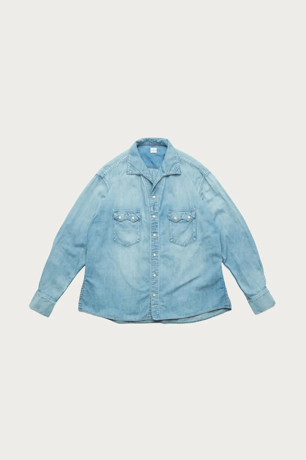 C.T.L. Comfort Denim Shirt - 8oz Light Indigo sold by Canoe Club