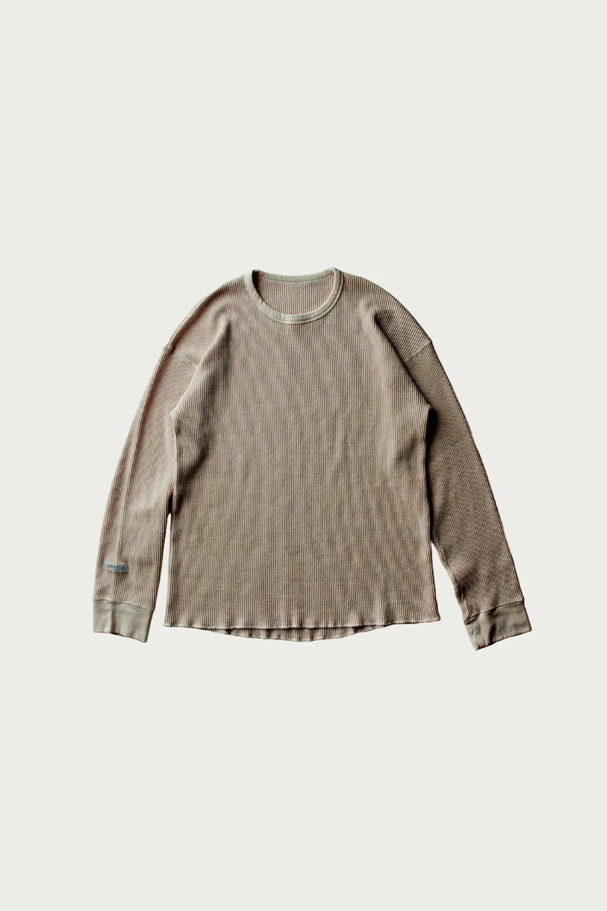 Silk Noel Organic Waffle Long Sleeve - Coffee sold by Canoe Club