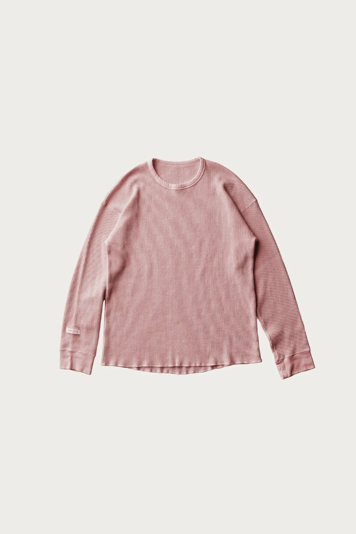 Silk Noel Organic Waffle Long Sleeve - Akane sold by Canoe Club