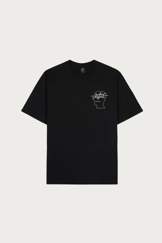 Neuro Free Association Tee - Washed Black made by Brain Dead