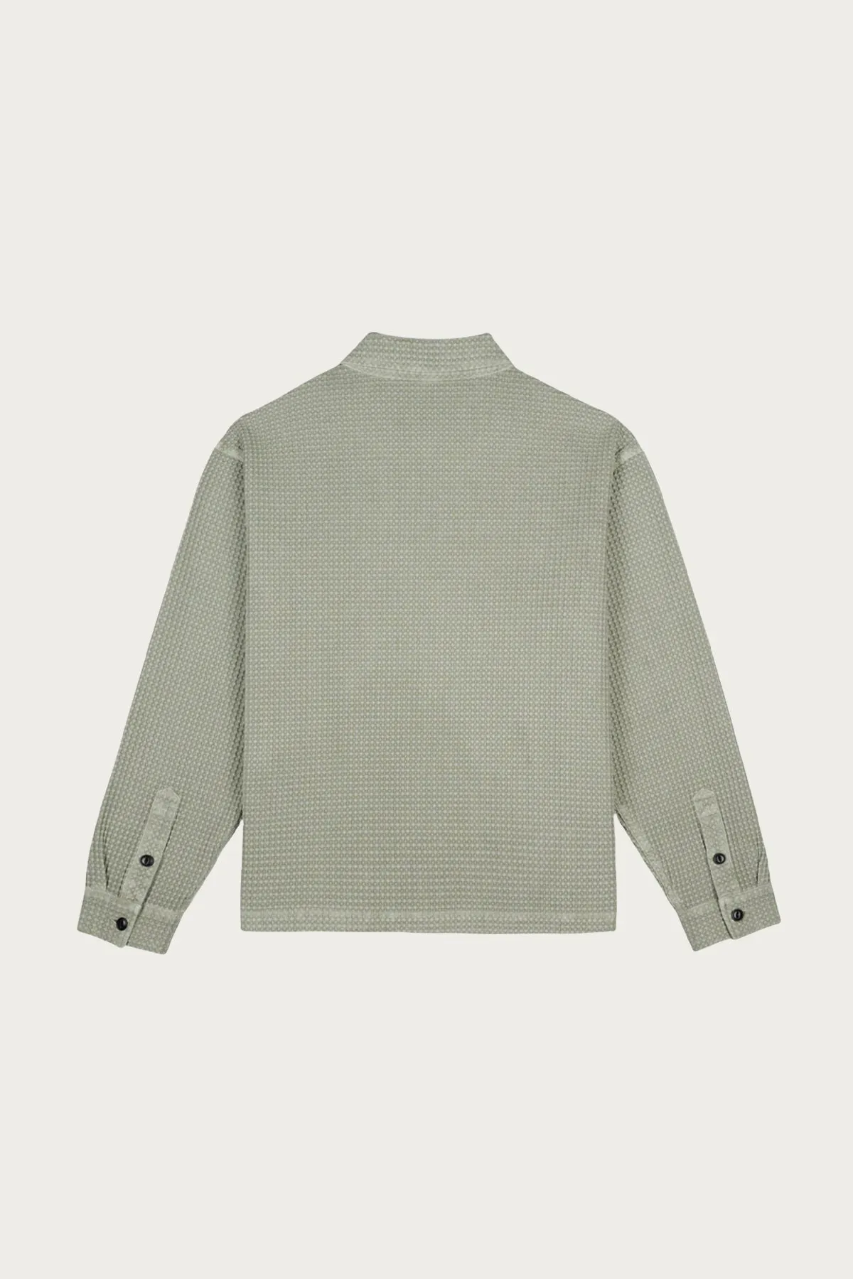 Waffle Button Front Shirt - Stone sold by Canoe Club product image thumbnail 2
