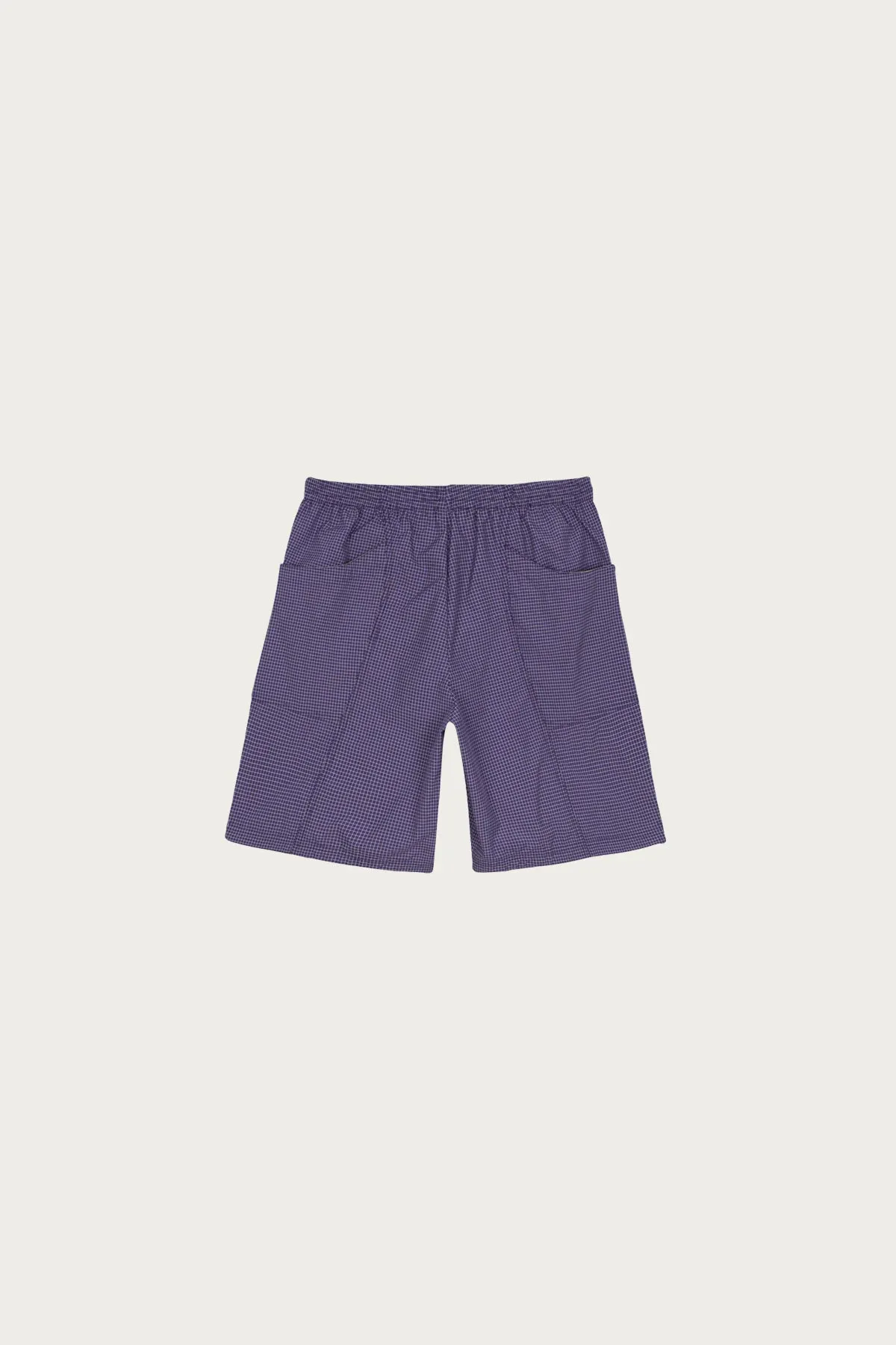 Gridded Ripstop Utility Short - Blueberry sold by Canoe Club product image thumbnail 2