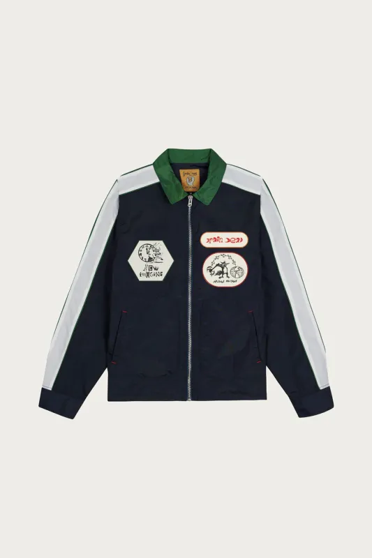 Meltdown Racing Jacket - Navy made by Brain Dead