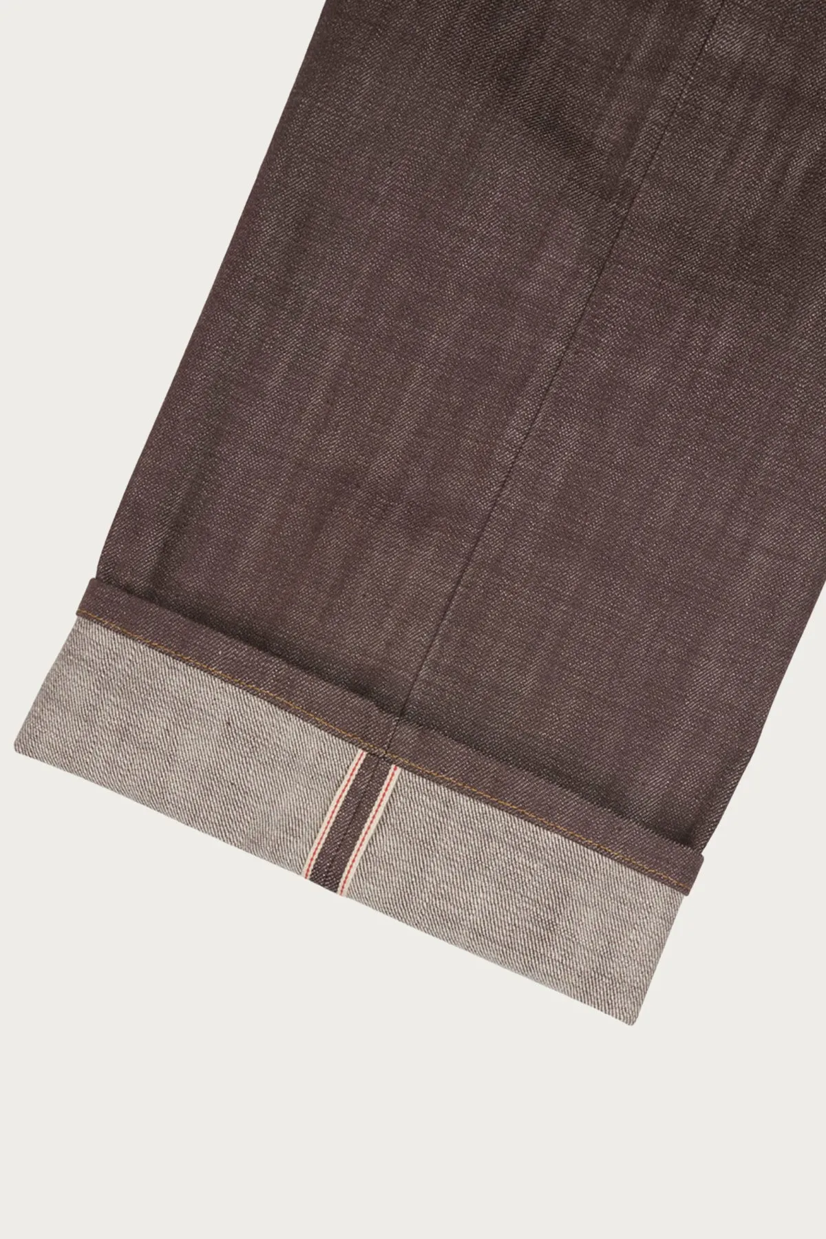 Type 00 14.5oz Selvedge Denim Pant - Brown sold by Canoe Club product image thumbnail 3