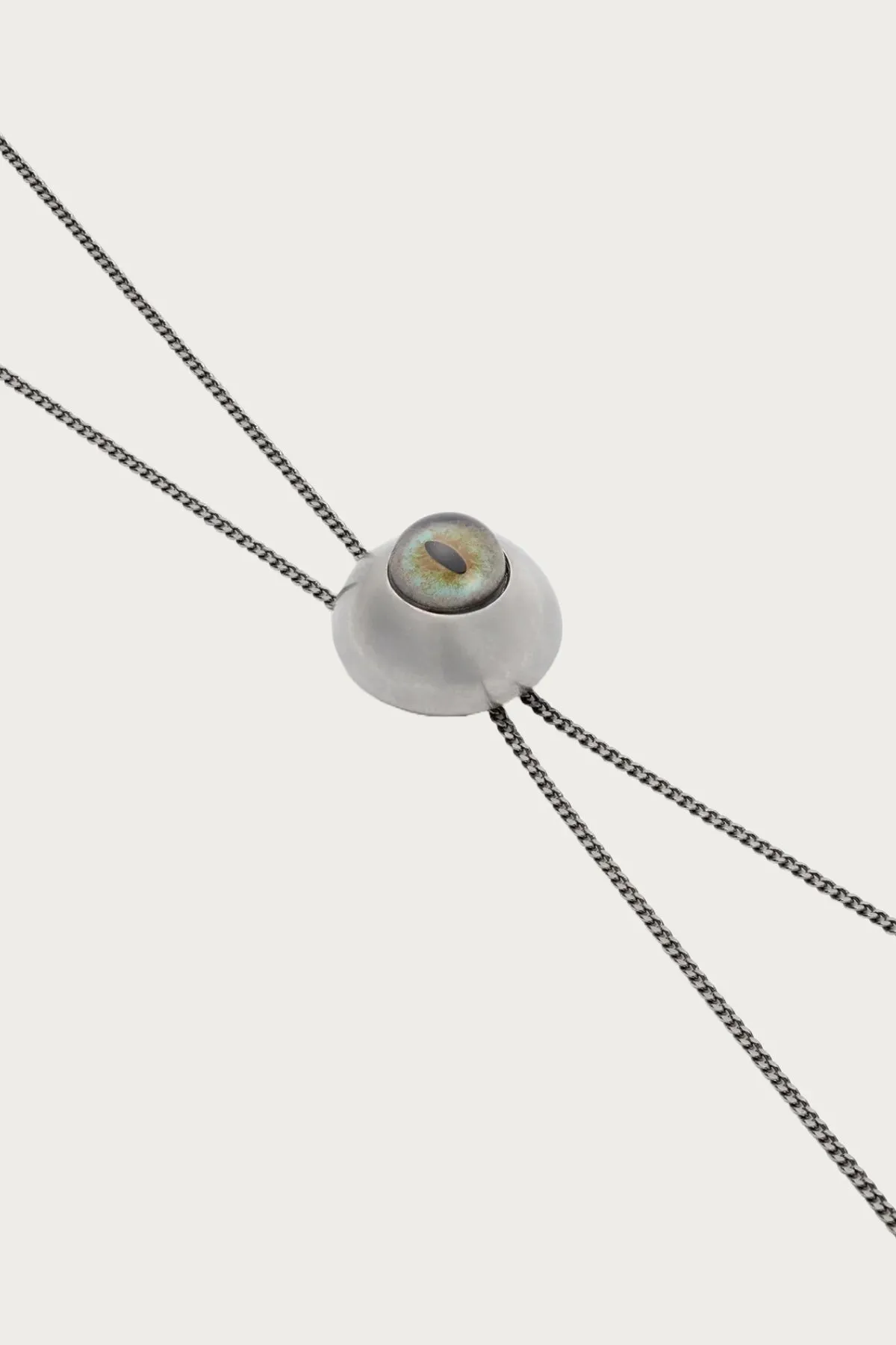 Cat Eye Rattle Bolo Tie - Glacier sold by Canoe Club product image thumbnail 2