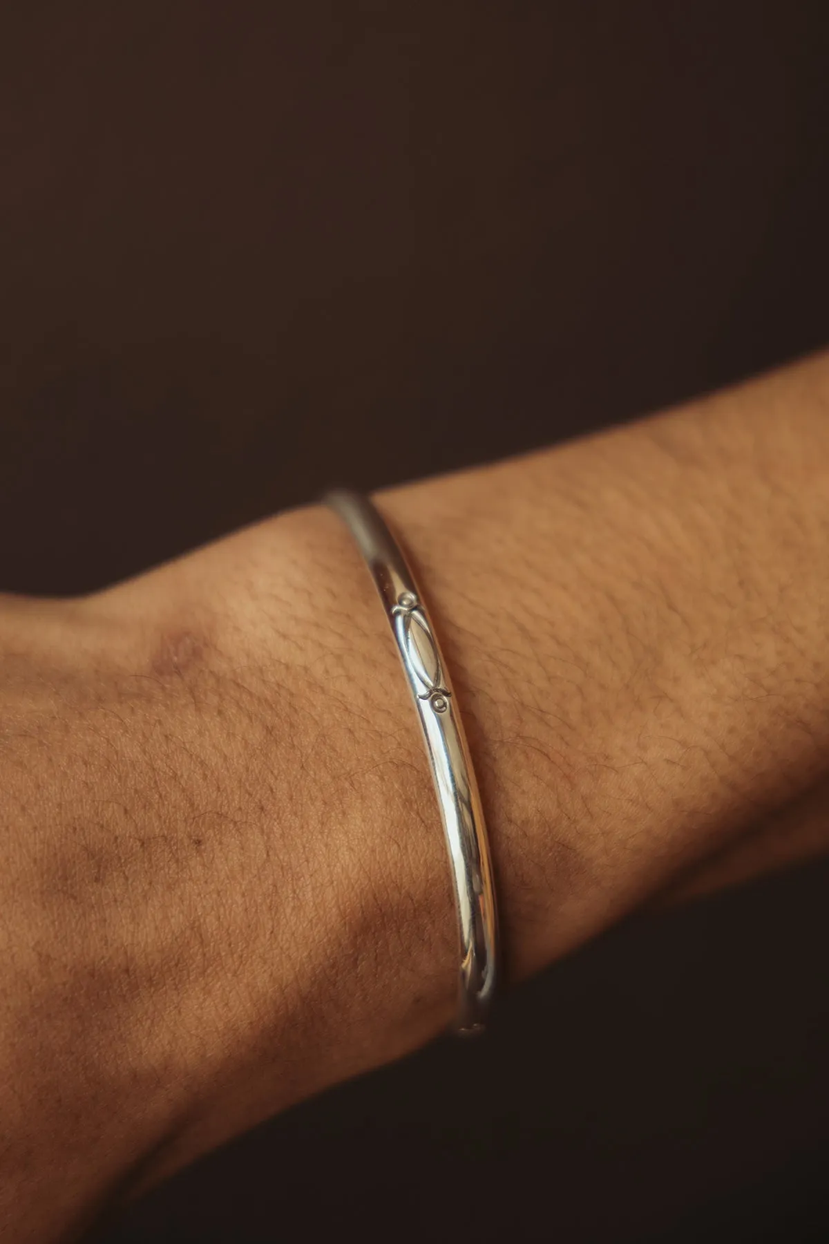 Ornate Small Stamp Bangle sold by Canoe Club product image thumbnail 2