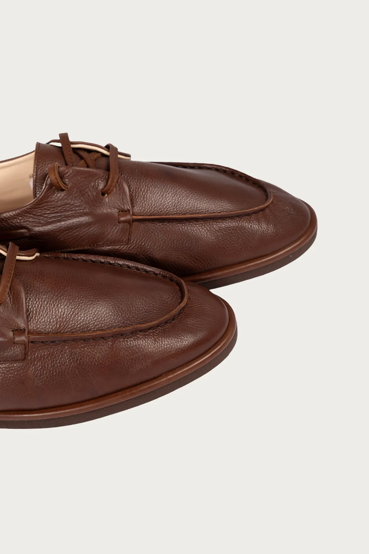 Soft Leather Deck Shoes - Brown sold by Canoe Club product image thumbnail 5