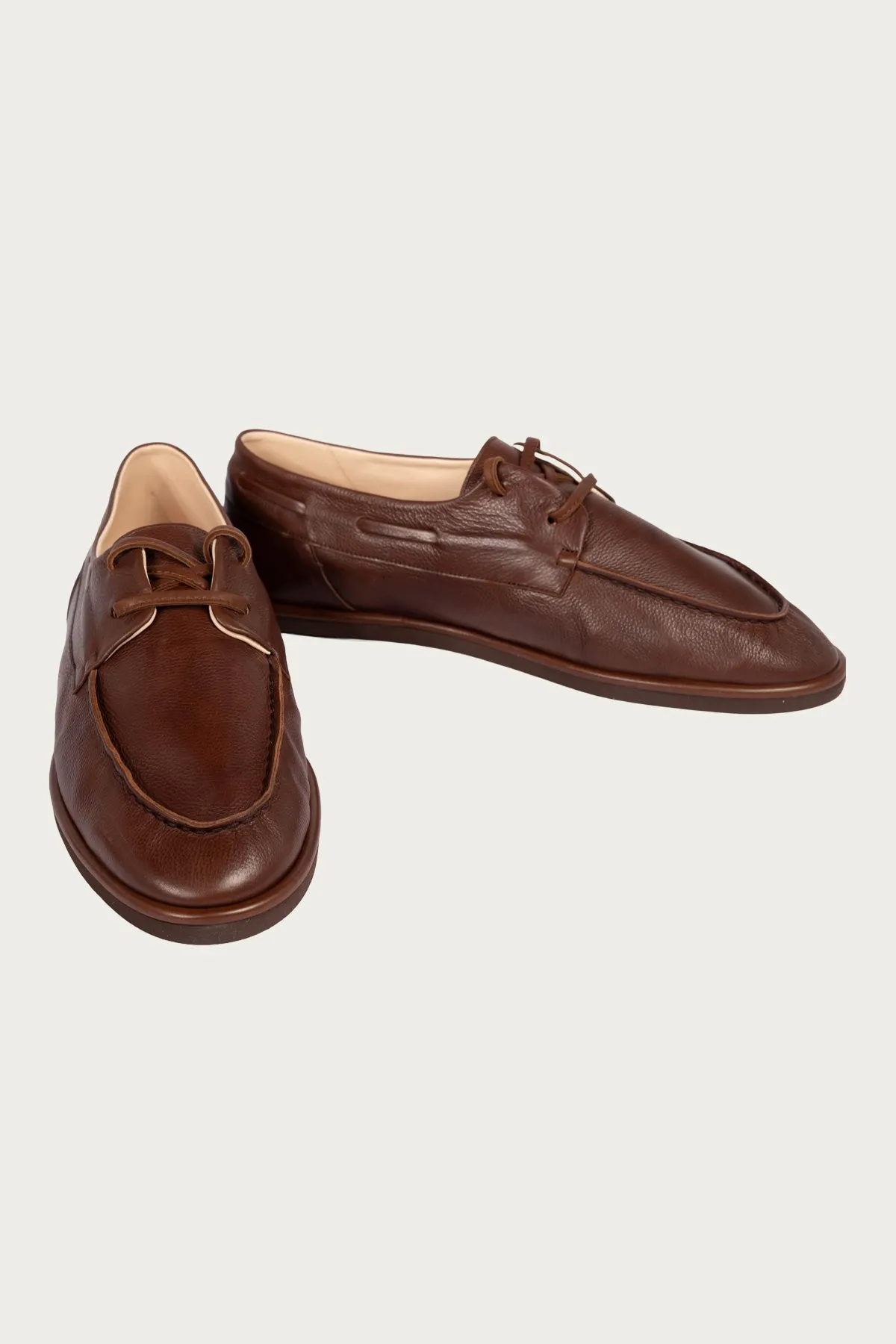Soft Leather Deck Shoes - Brown sold by Canoe Club product image thumbnail 2