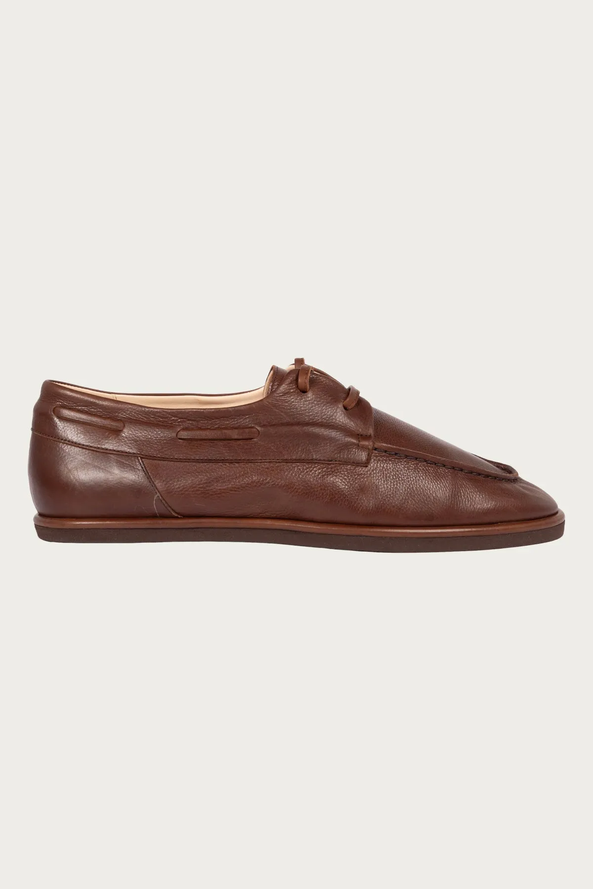 Soft Leather Deck Shoes - Brown sold by Canoe Club