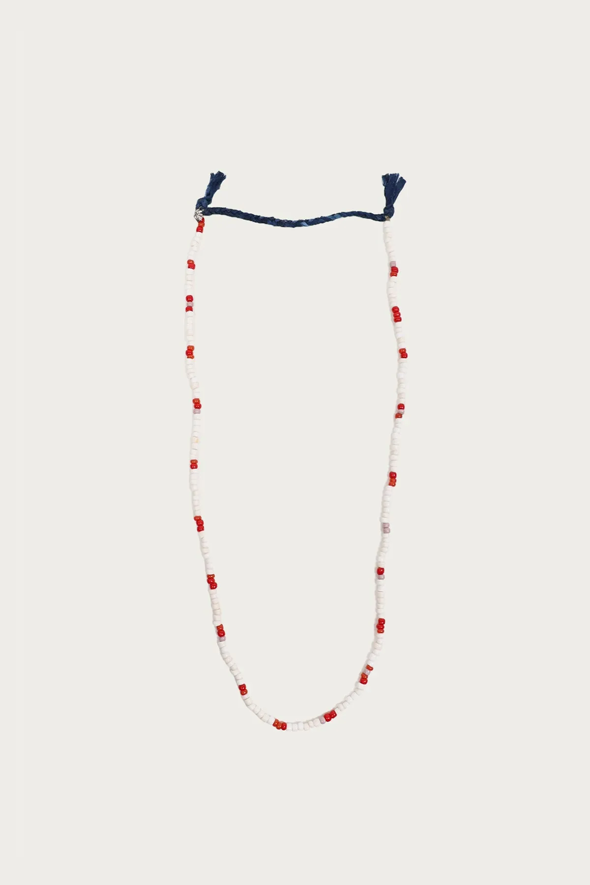Murano Dead Stock Beads Necklace - Red sold by Canoe Club