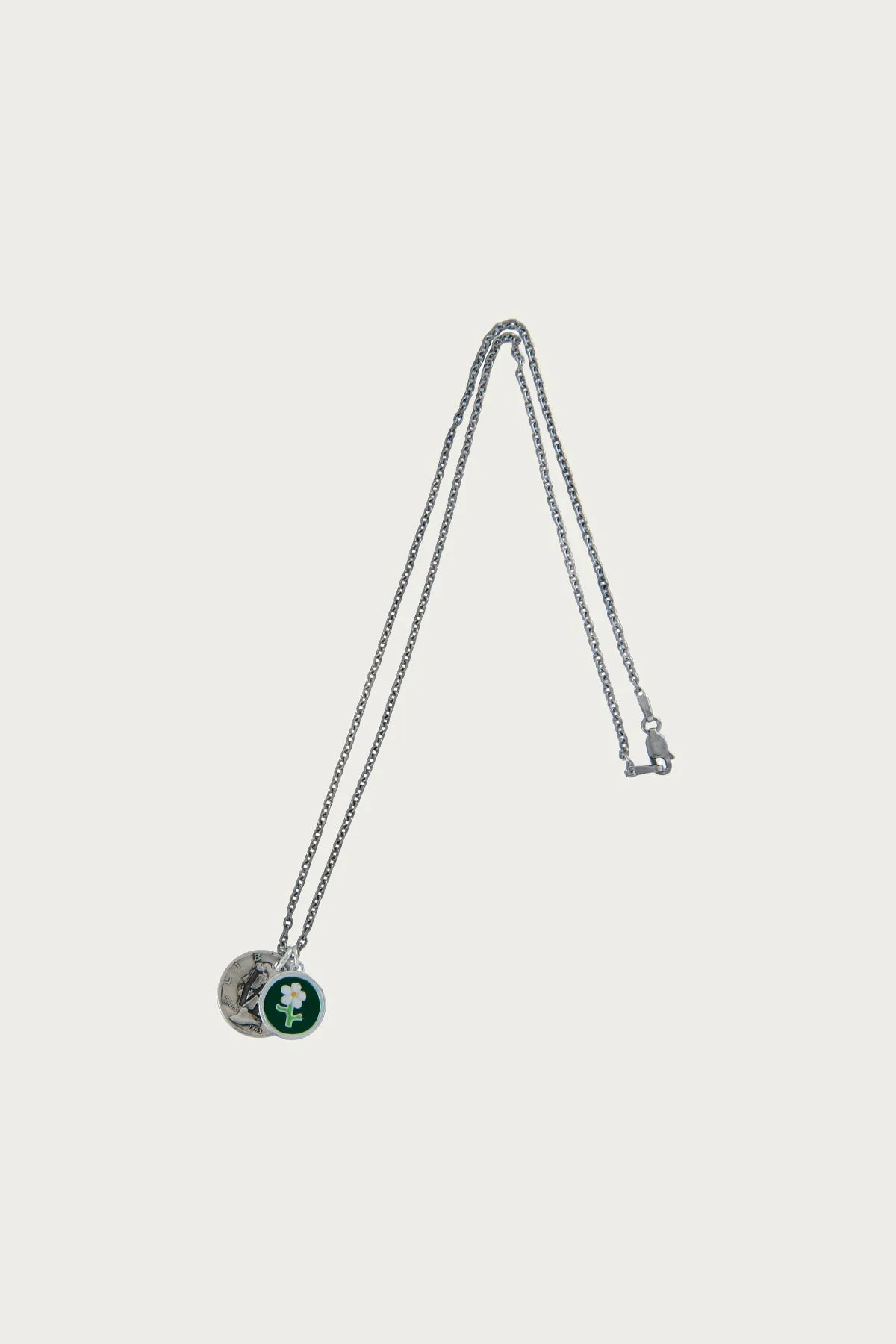 Green Flower Necklace sold by Canoe Club