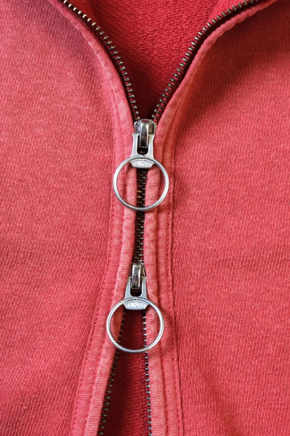 SWT Knit ZIP-UP GYM Parka - Red sold by Canoe Club product image thumbnail 4