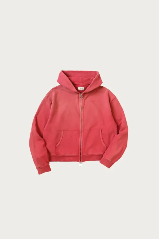 SWT Knit ZIP-UP GYM Parka - Red made by Kapital