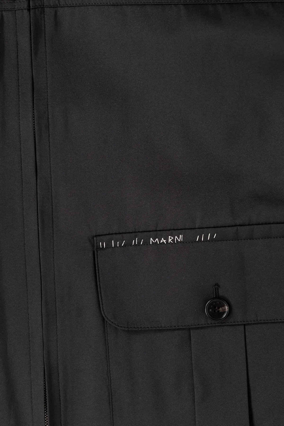 Water Repellent Taffeta Zip Jacket - Black sold by Canoe Club product image thumbnail 3