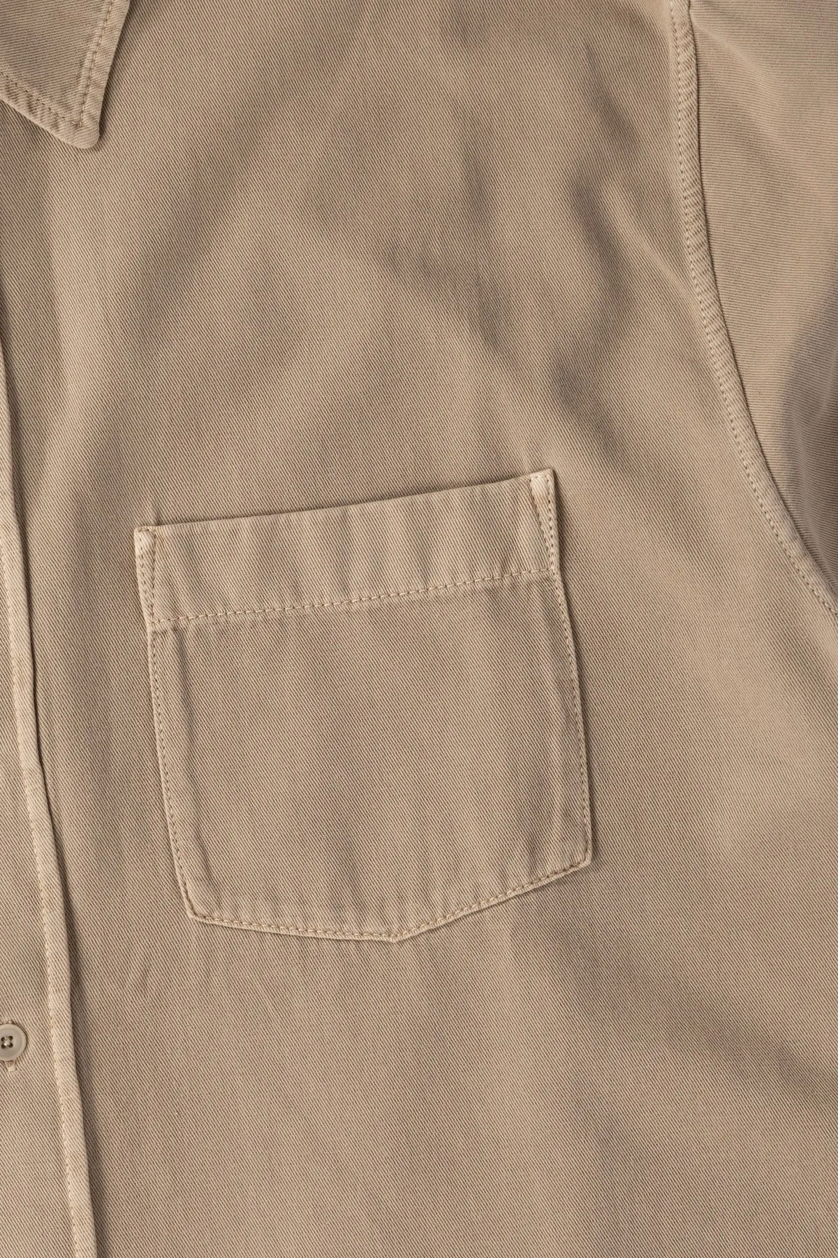 SS Denim Shirt - Natural Beige sold by Canoe Club product image thumbnail 4