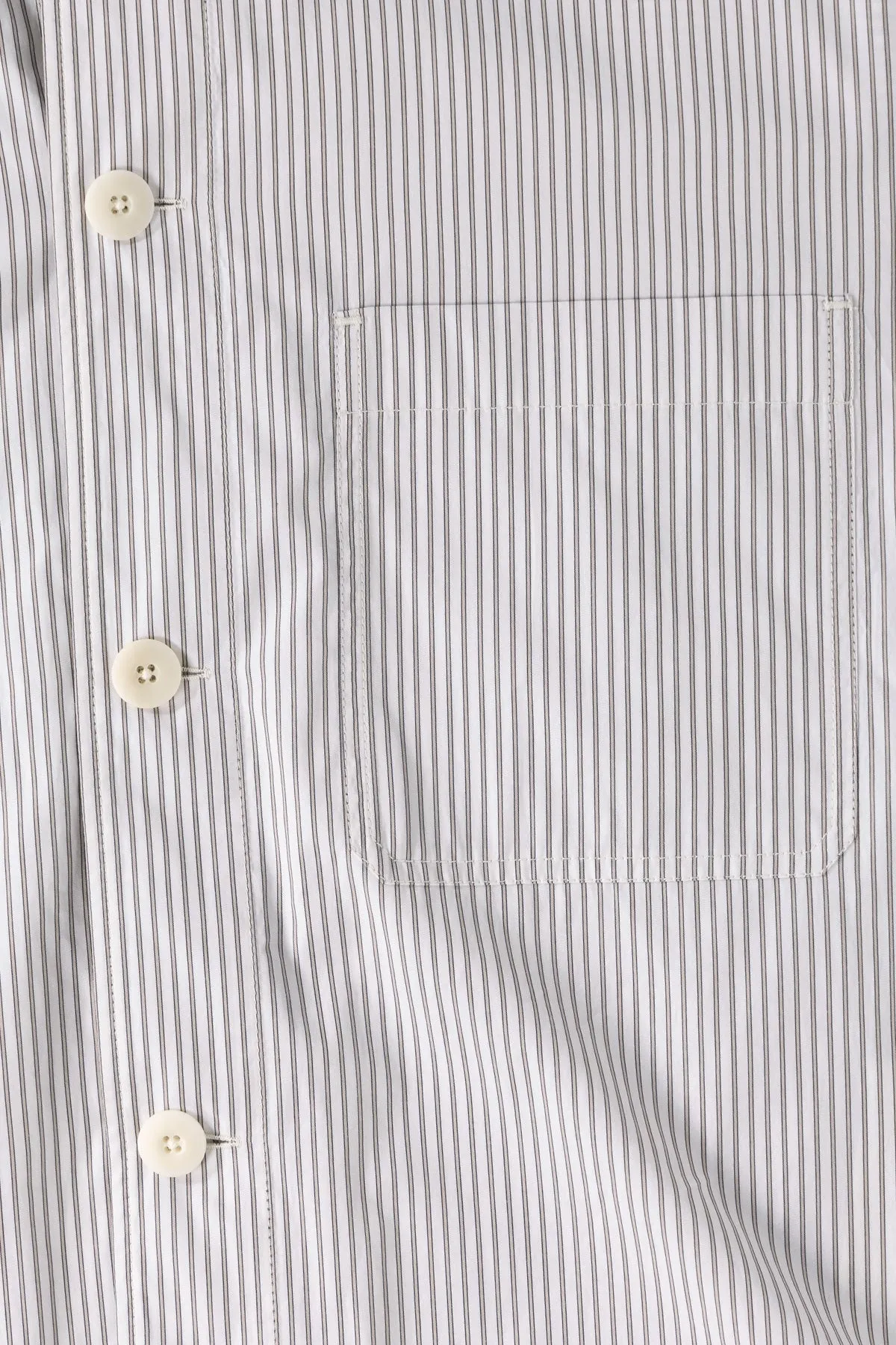 Pyjama Shirt - Creamy White/Taupe/Black sold by Canoe Club product image thumbnail 4