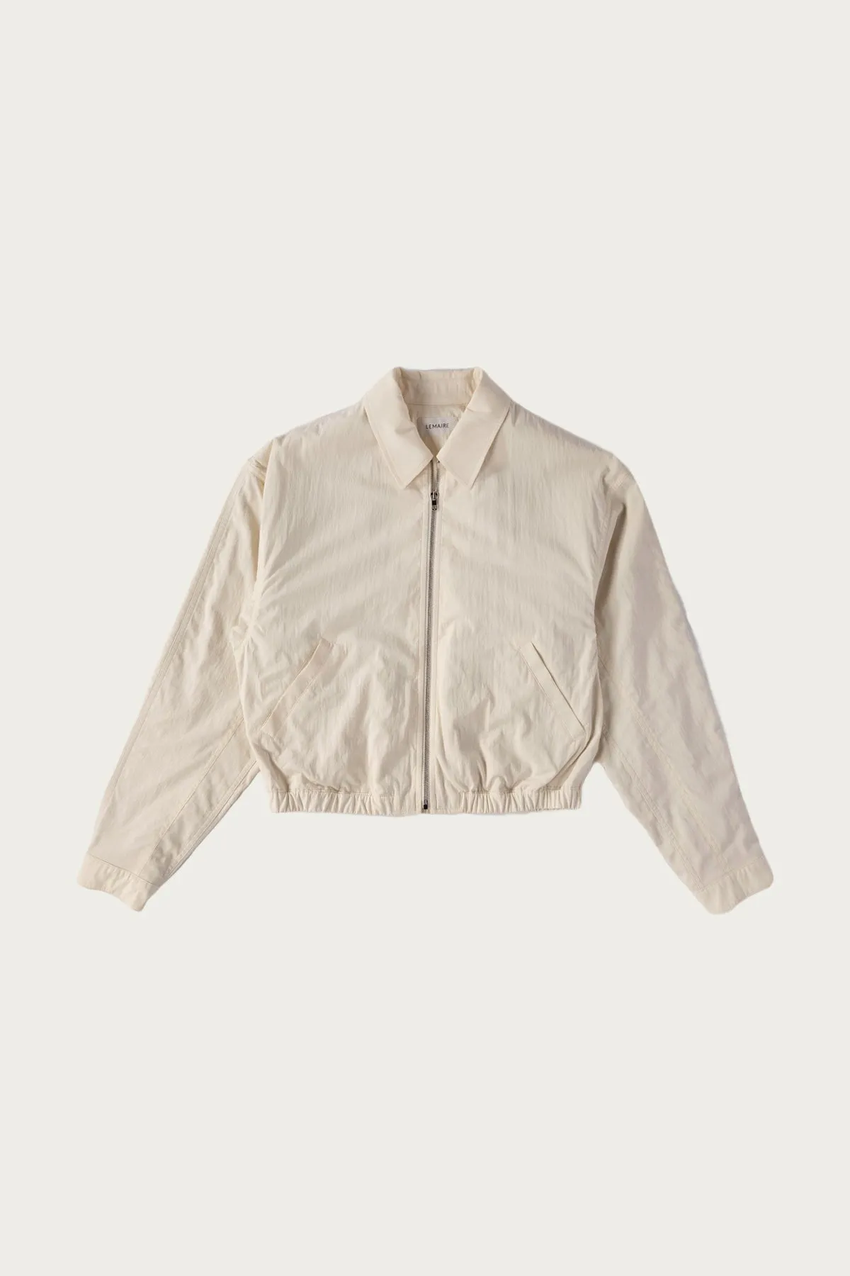 Zipped Blouson - Creamy White sold by Canoe Club