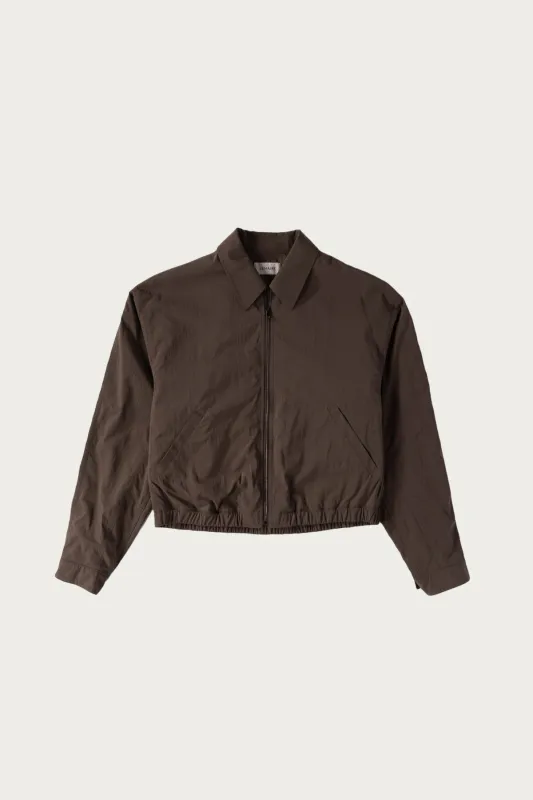 Zipped Blouson - Walnut made by Lemaire