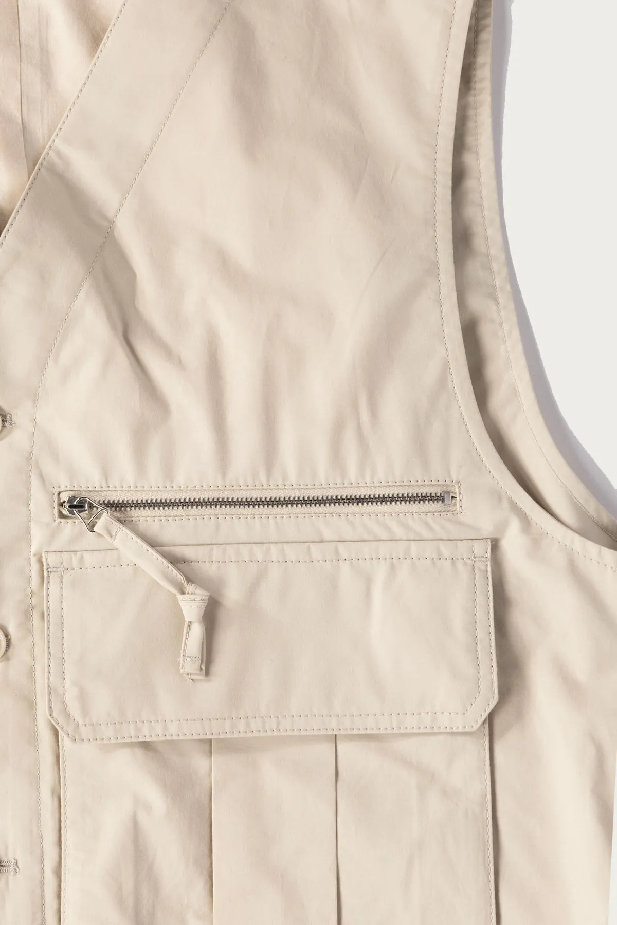 Technical Gilet - Stone Beige sold by Canoe Club product image thumbnail 3