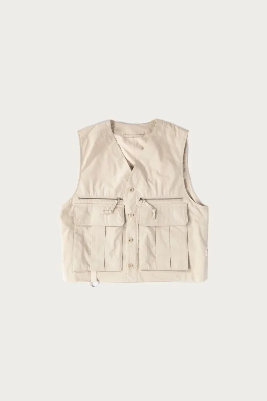 Technical Gilet - Stone Beige made by Lemaire