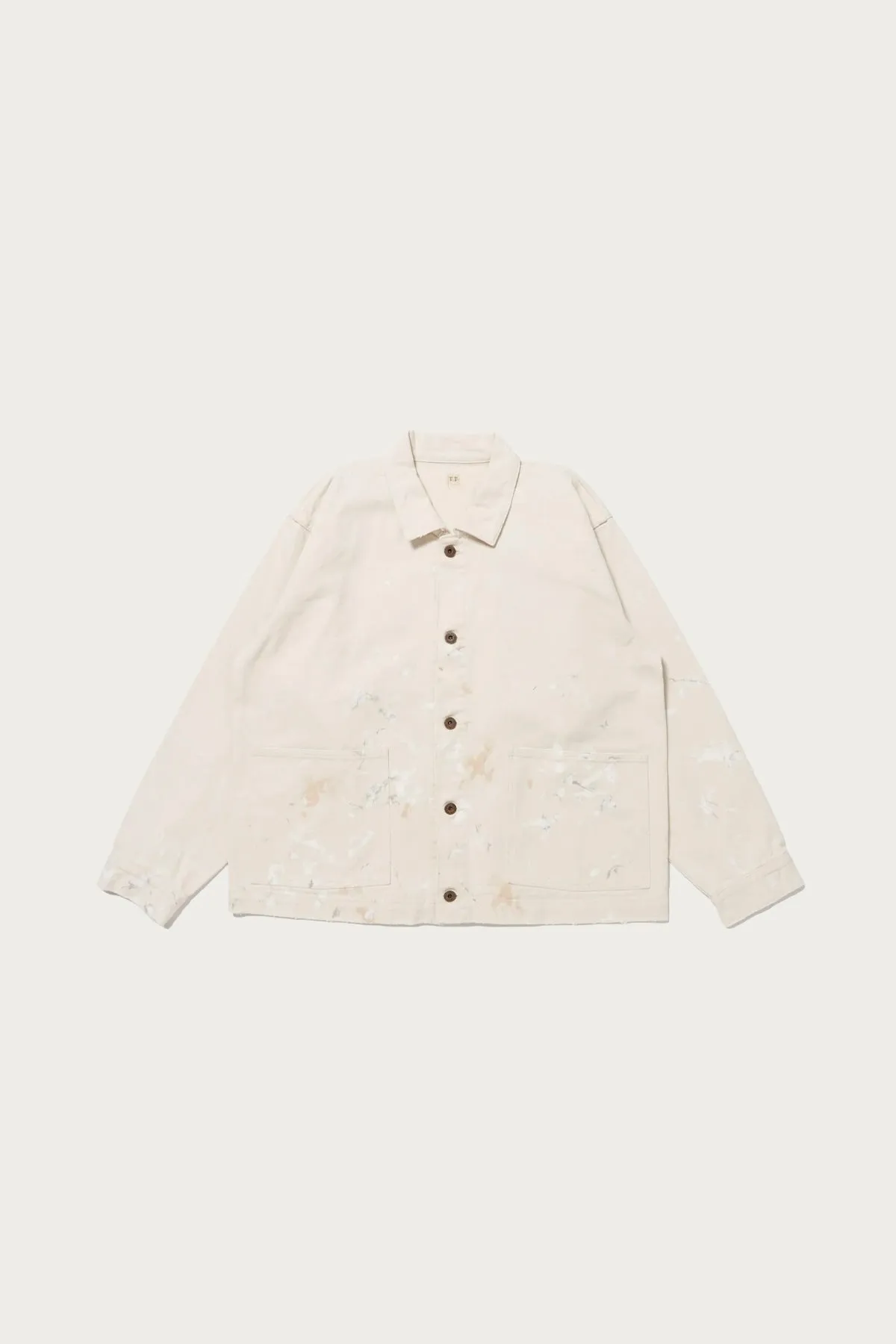Lot. 303 Coverall Jacket - Ivory Paint sold by Canoe Club