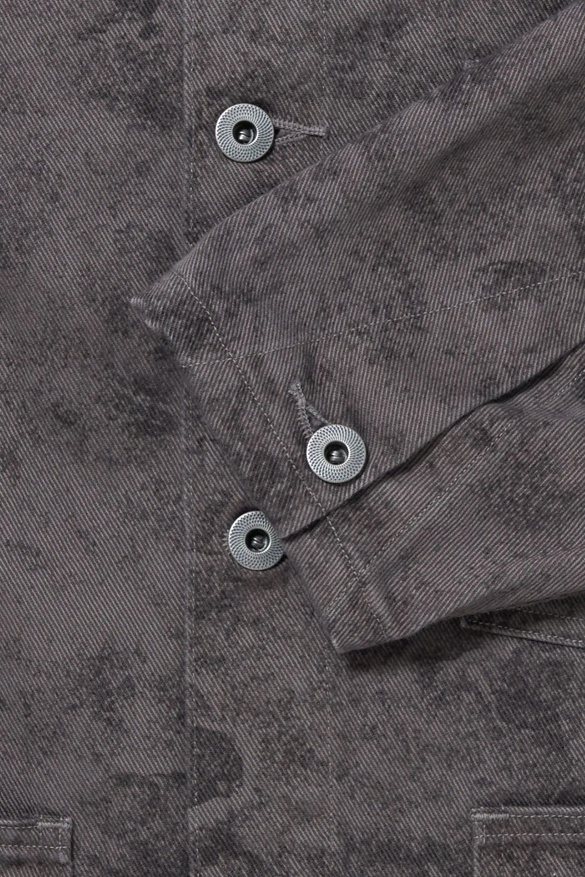 Lot. 314 Coverall Jacket C.1940's - Charcoal sold by Canoe Club product image thumbnail 4