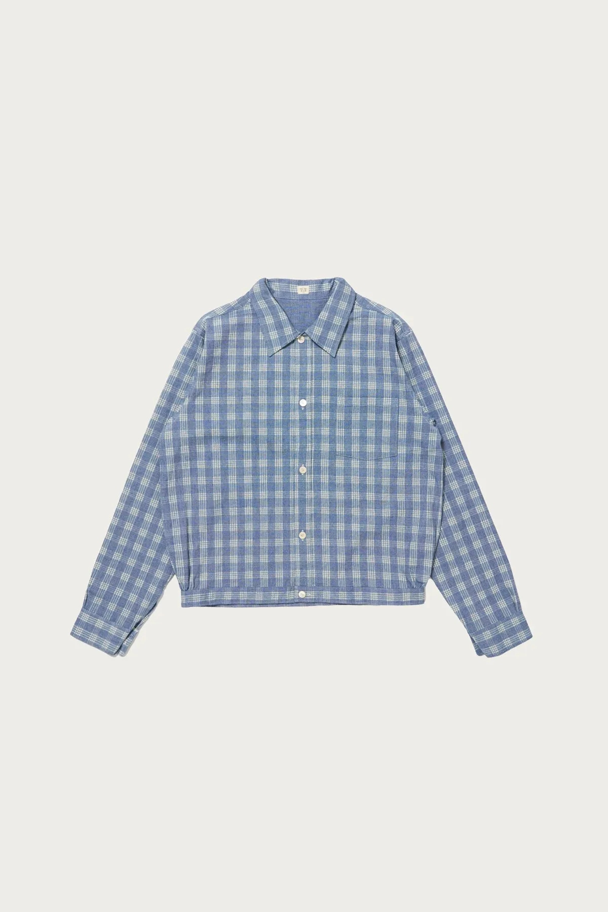 Lot. 319 Palaka Jacket - Discharged Indigo Plaid sold by Canoe Club